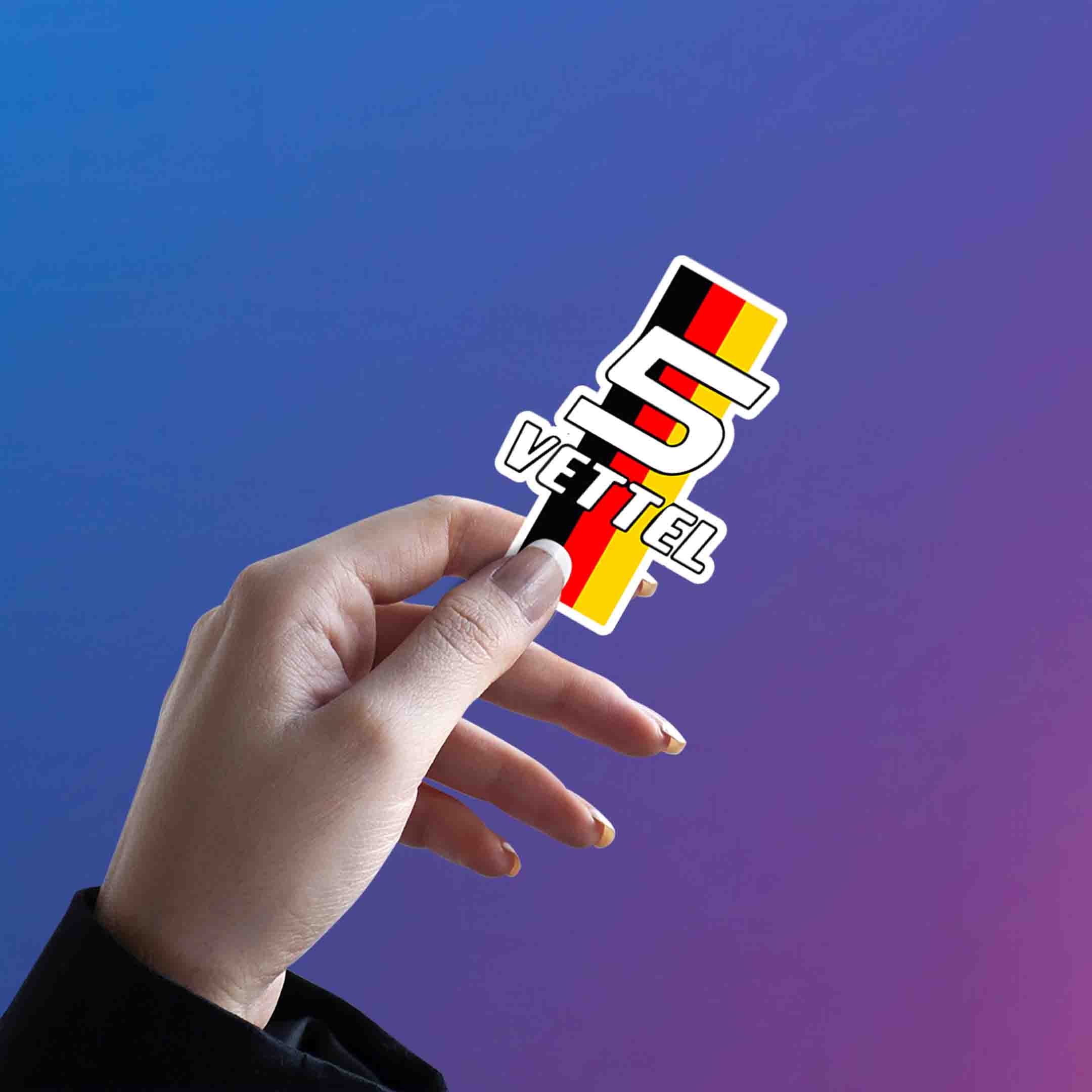 SEBASTIAN VETTEL STICKER - 4 - stickyfunk premium stickers