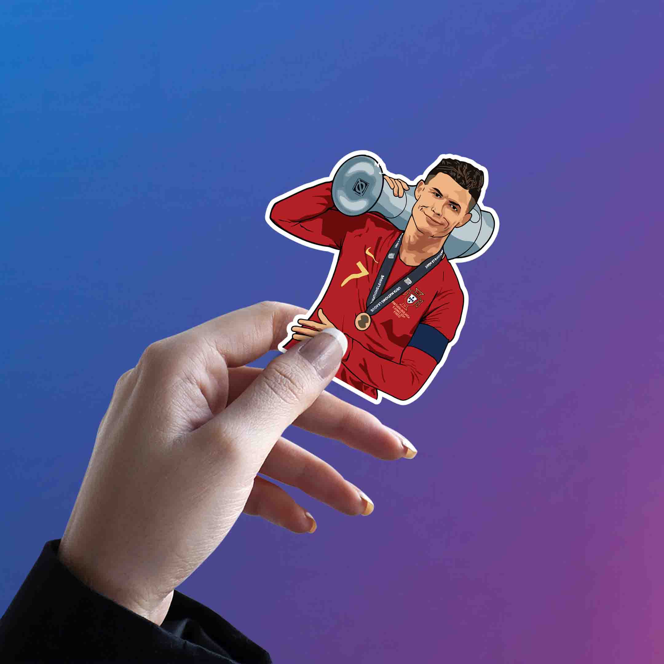 CRISTIANO RONALDO 13 - stickyfunk premium stickers