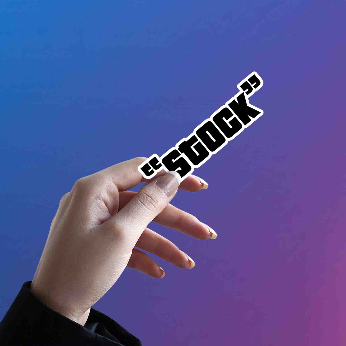 STOCK - CAR CULTURE QUOTE STICKER