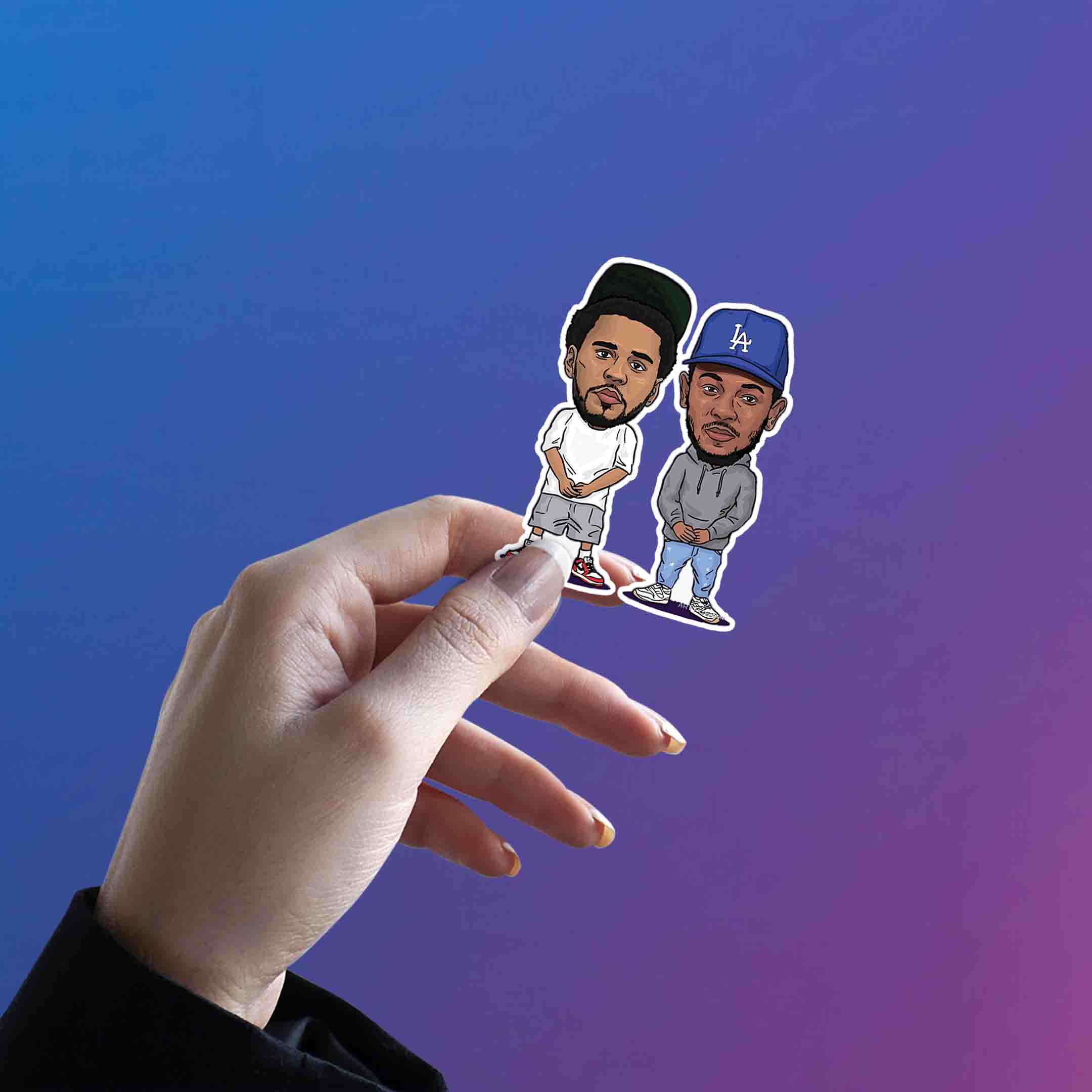 J COLE - 4 - stickyfunk premium stickers