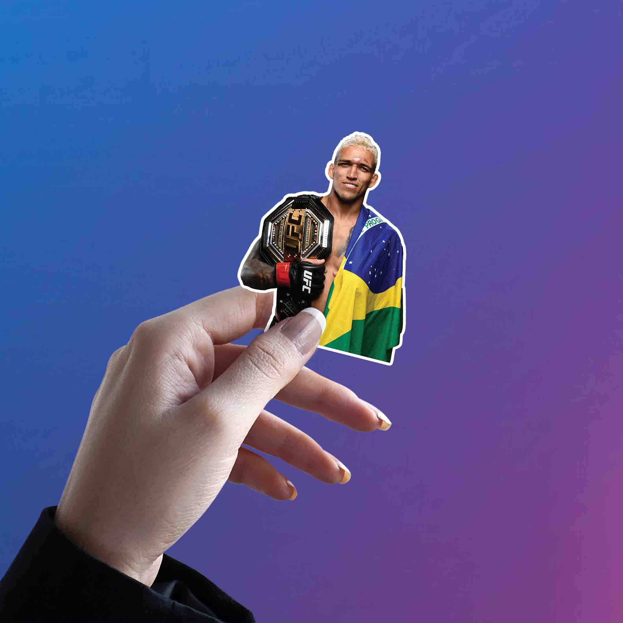 CHARLES OLIVEIRA - 4 - stickyfunk premium stickers