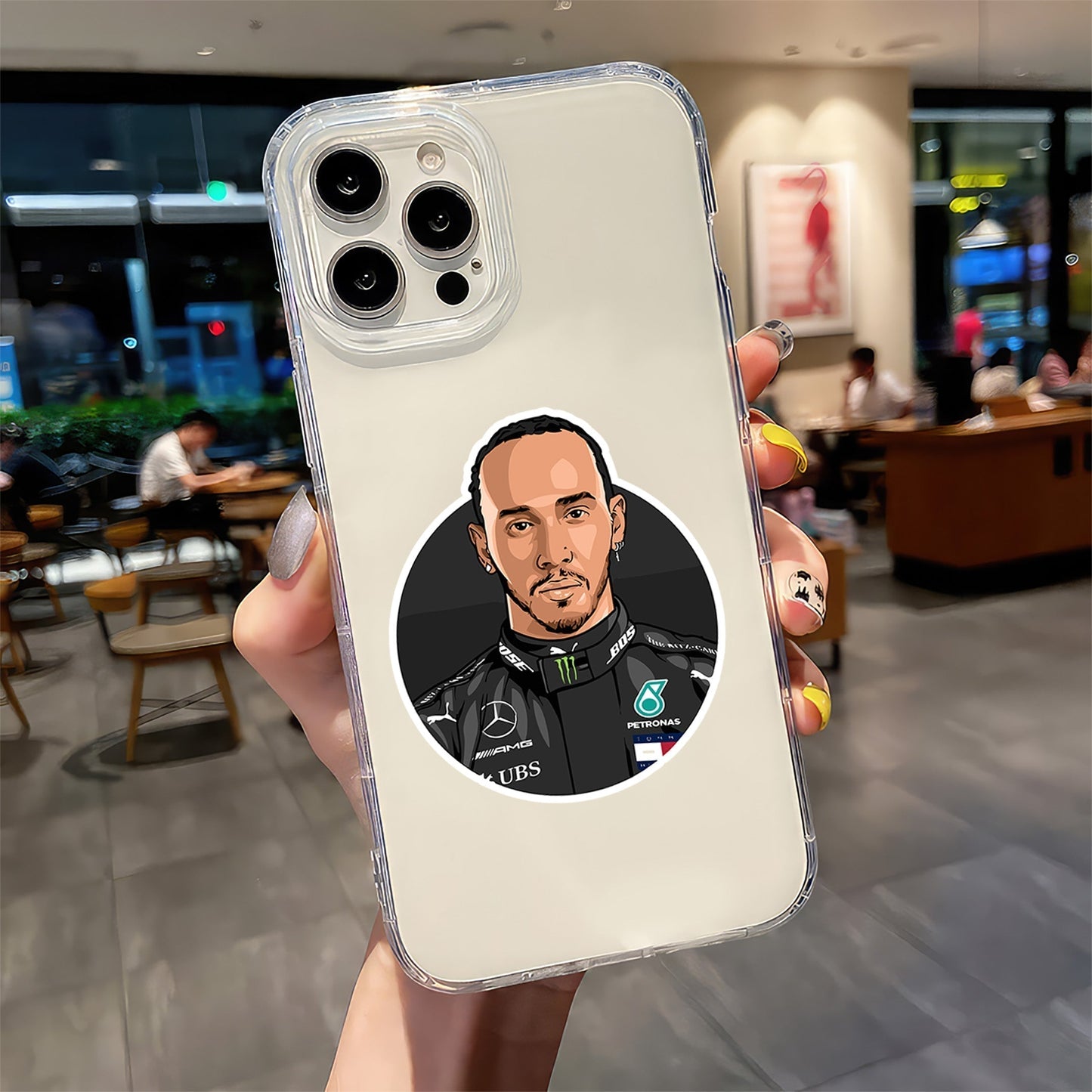 LEWIS HAMILTON STICKER - 3