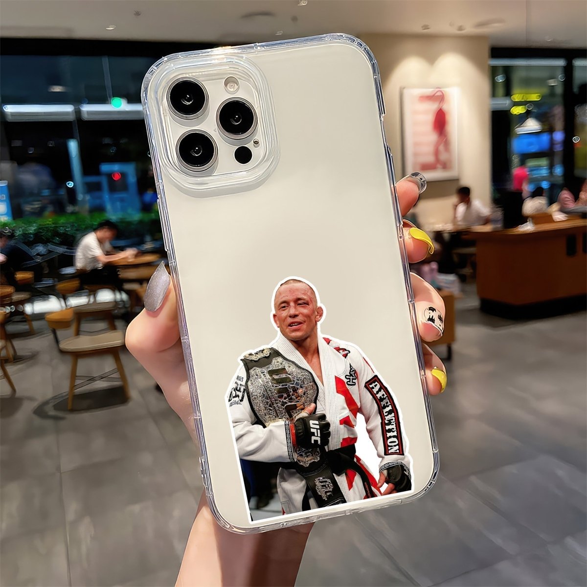 Welterweight Wall – Georges St‑Pierre Sticker