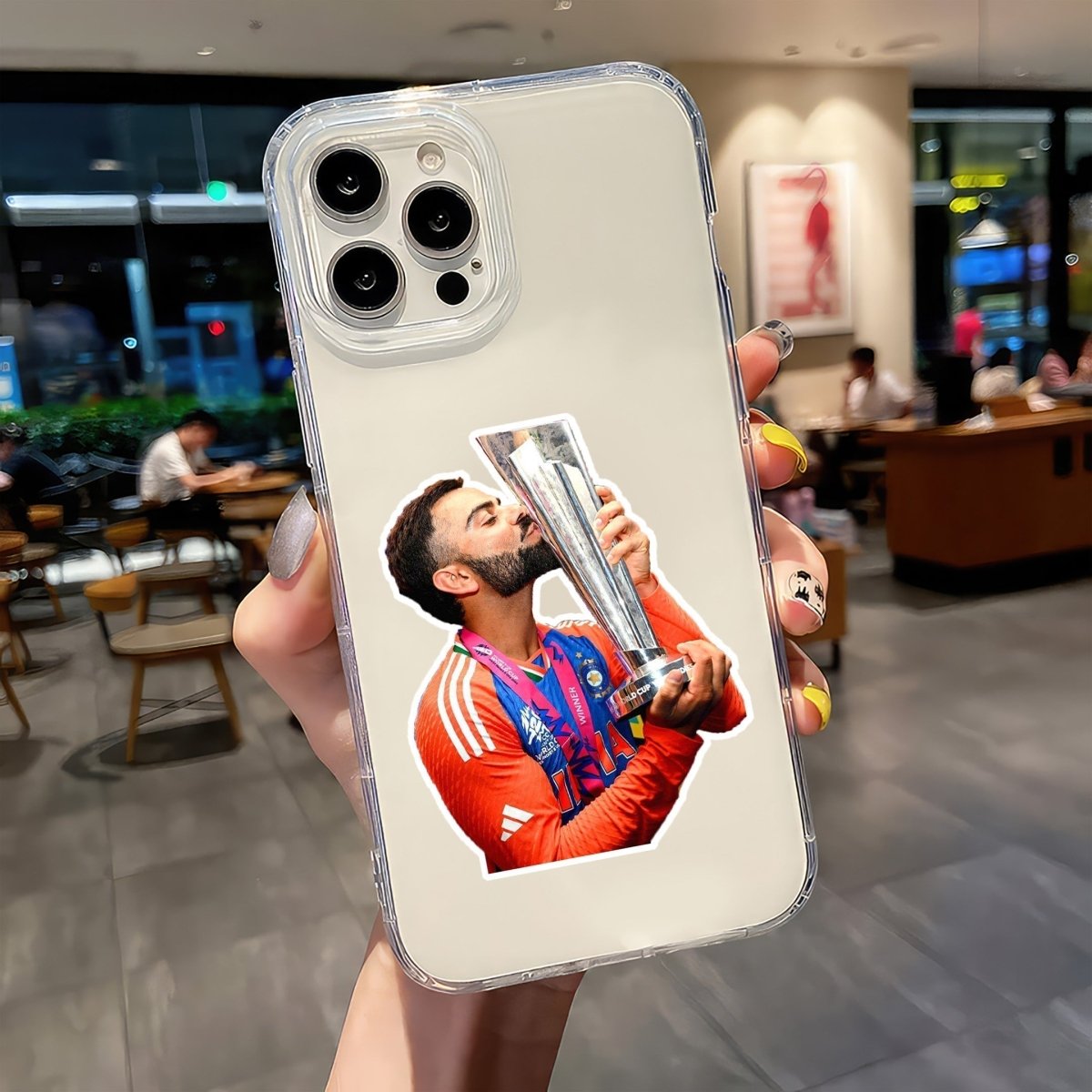 VIRAT KOHLI - WORLDCUP EDITION - 1 - stickyfunk premium stickers