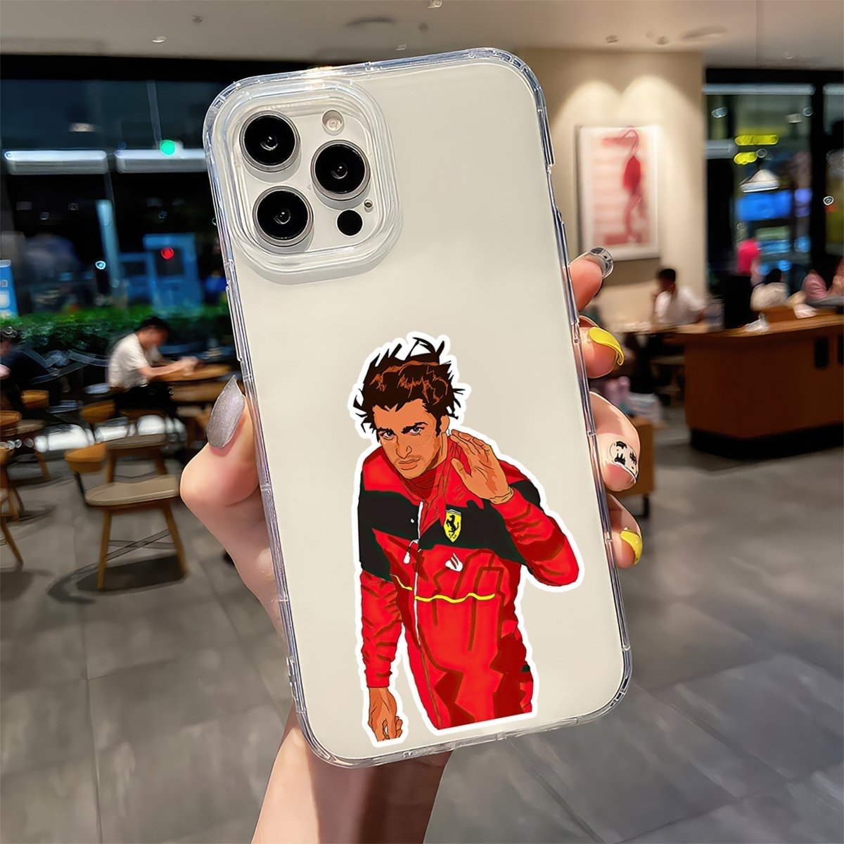 CARLOS SAINZ JR. STICKER - 4 - stickyfunk premium stickers