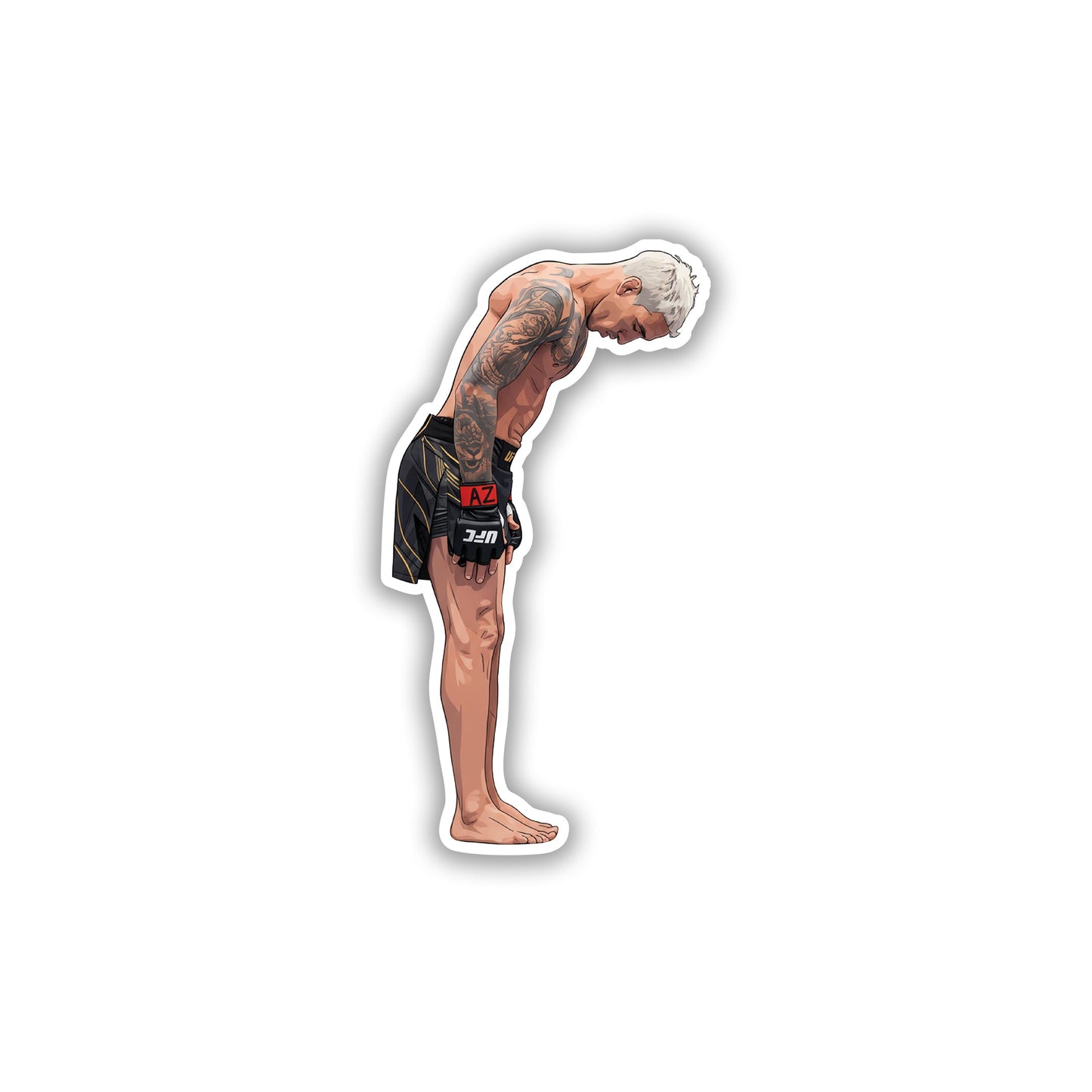 BOW OF THE FAVELA PHOENIX - CHARLES OLIVEIRA STICKER