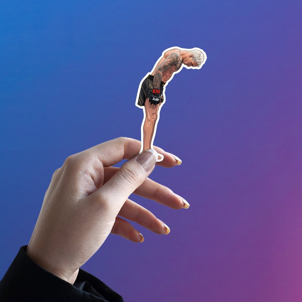 BOW OF THE FAVELA PHOENIX - CHARLES OLIVEIRA STICKER - stickyfunk premium stickers