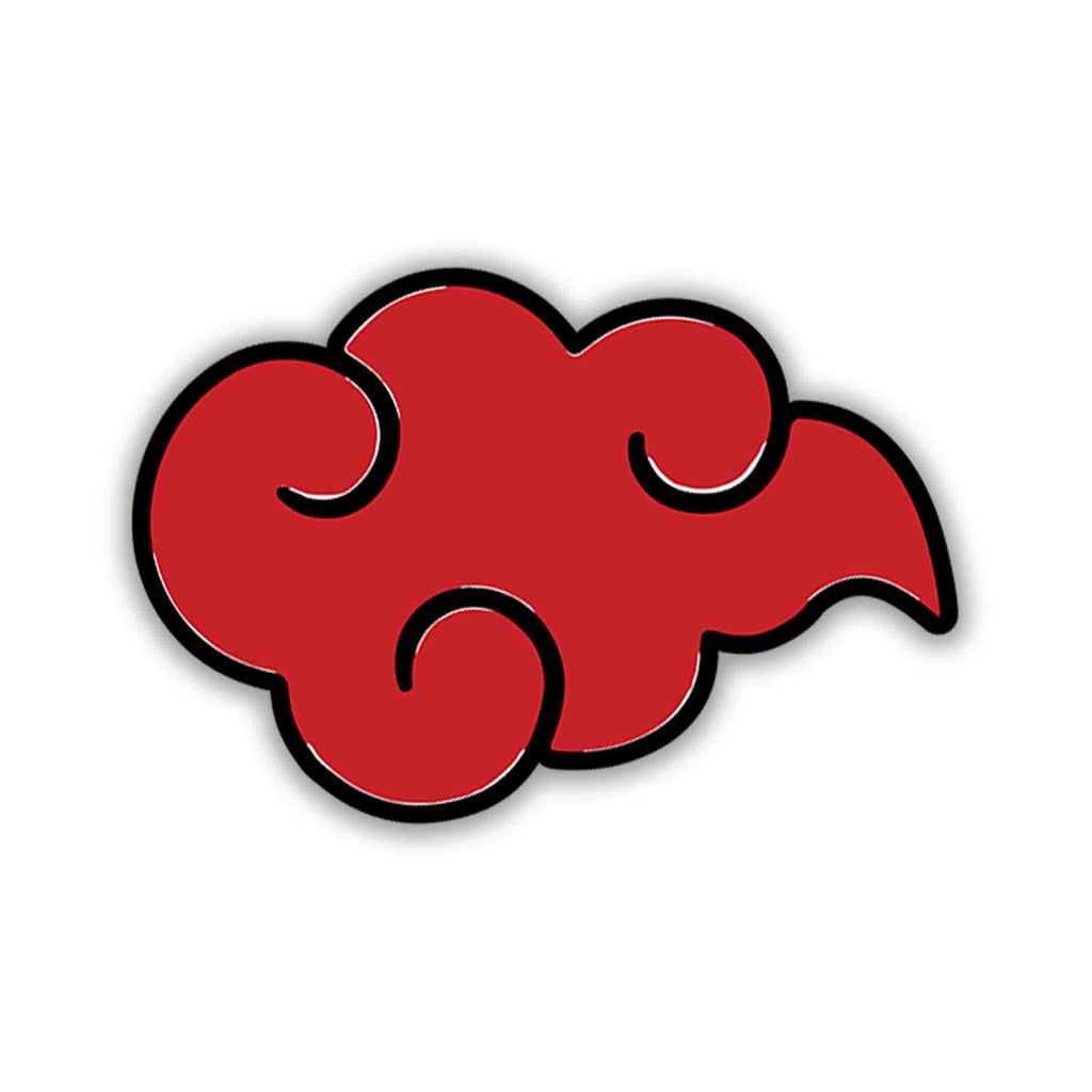 AKATSUKI CLOUD STICKER - stickyfunk premium stickers