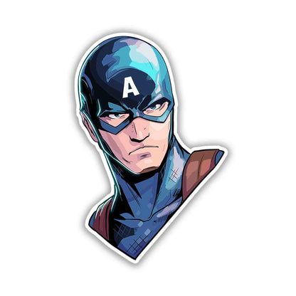 CAPTAIN AMERICA STICKER - stickyfunk premium stickers