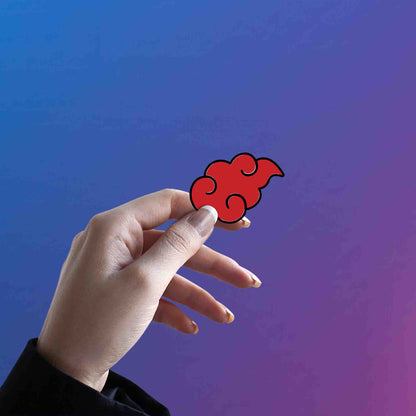 AKATSUKI CLOUD STICKER - stickyfunk premium stickers