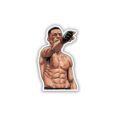 POINT OF VICTORY - NATE DIAZ STICKER
