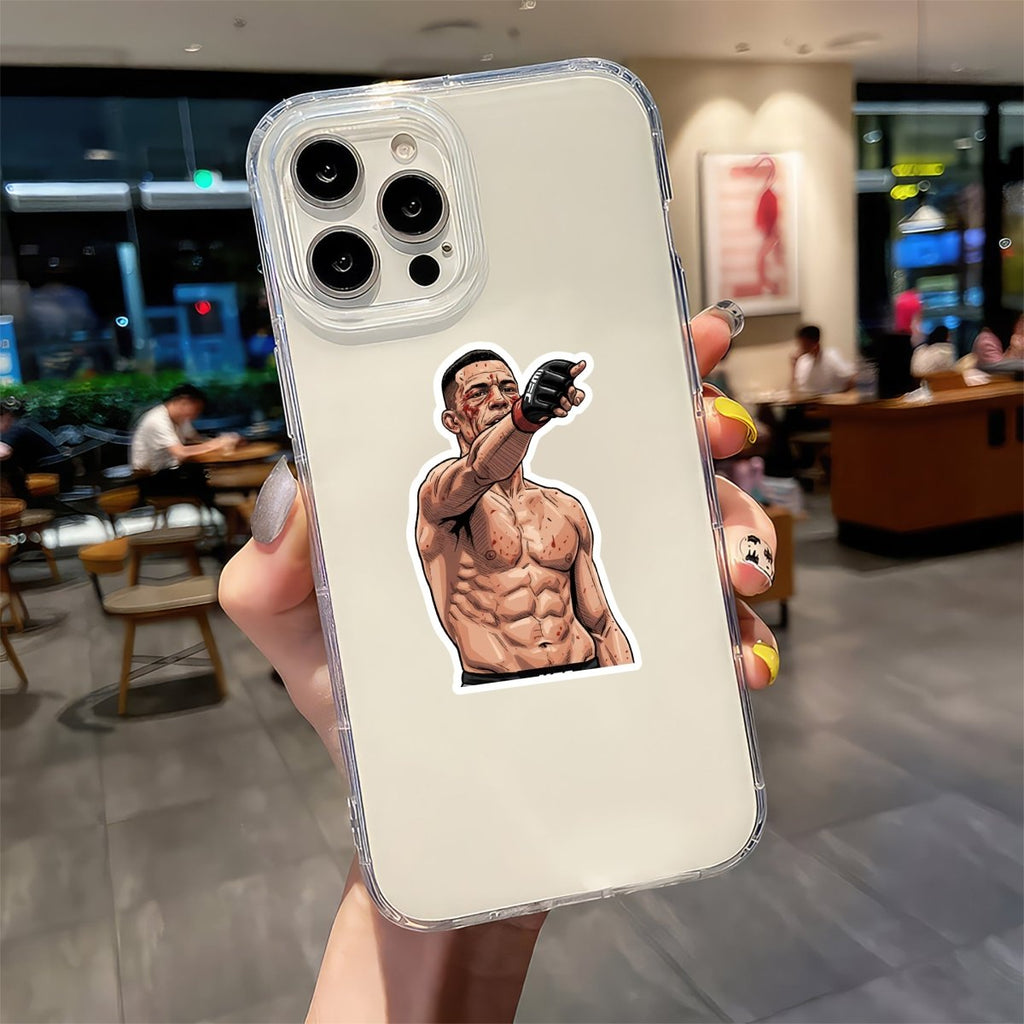 POINT OF VICTORY - NATE DIAZ STICKER - stickyfunk premium stickers