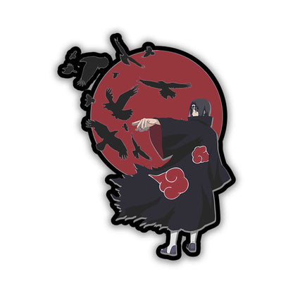 ITACHI UCHIHA - AKATSUKI STICKER - stickyfunk premium stickers