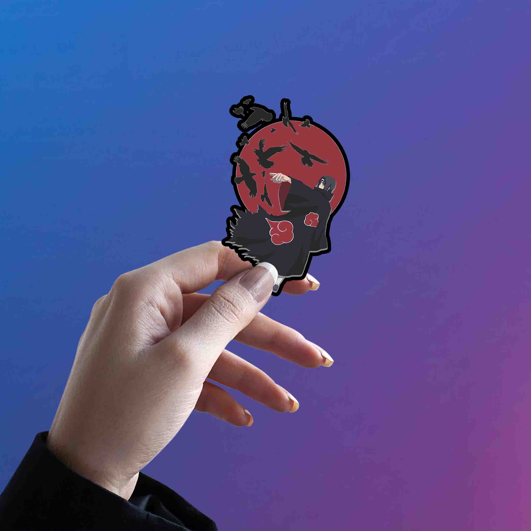 ITACHI UCHIHA - AKATSUKI STICKER - stickyfunk premium stickers