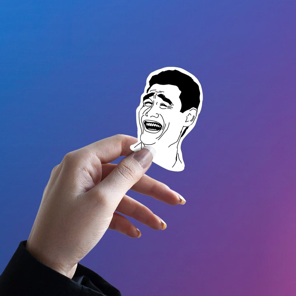 BLURRED IDENTITY STICKER - stickyfunk premium stickers