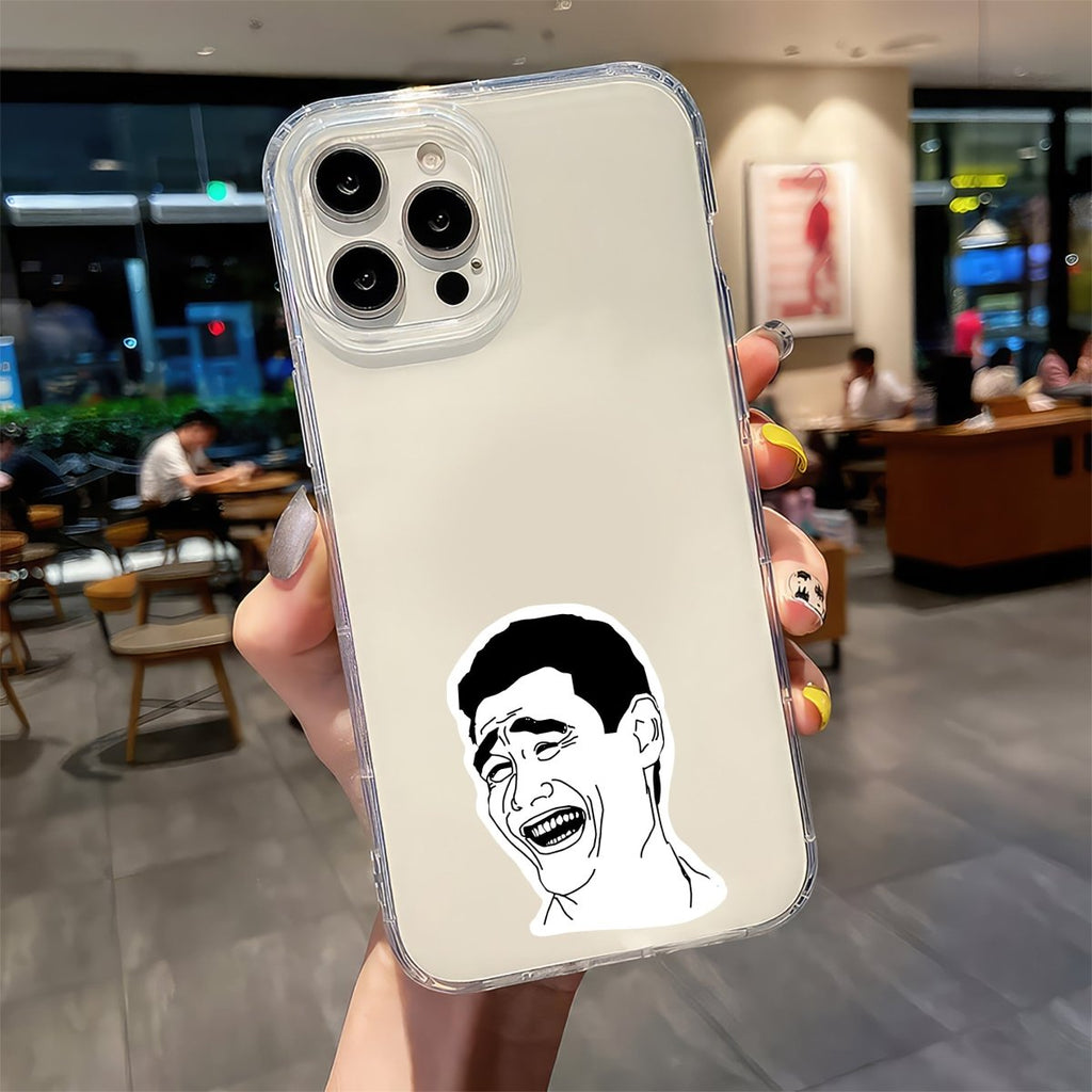 BLURRED IDENTITY STICKER - stickyfunk premium stickers