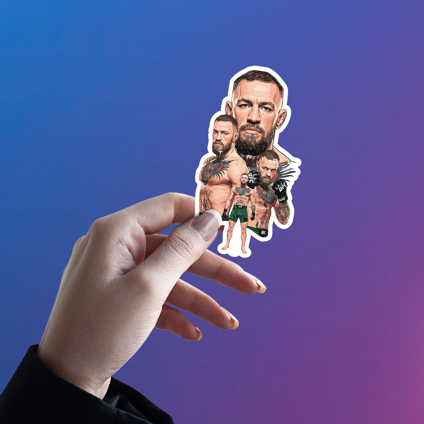 TRIPLE NOTORIOUS - CONOR MCGREGOR STICKER