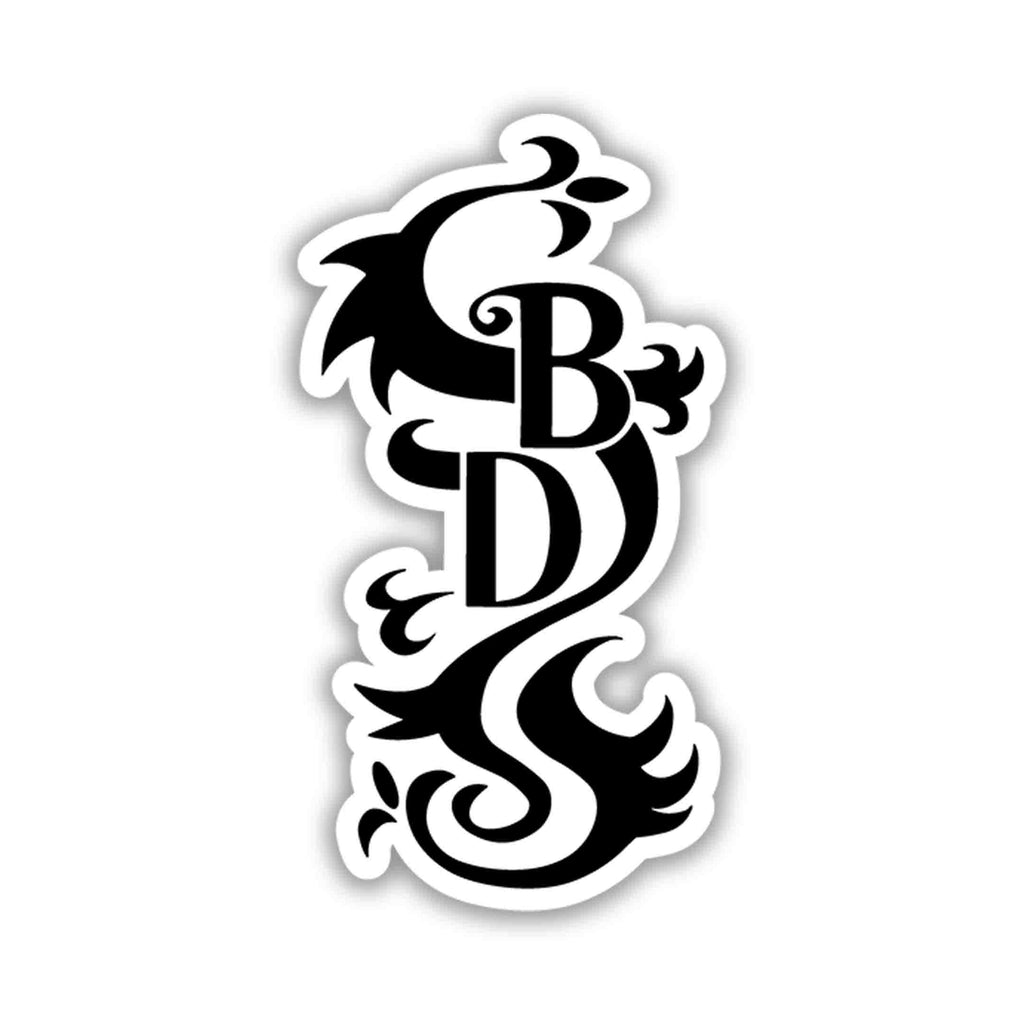 BLACK DRAGON STICKER - stickyfunk premium stickers
