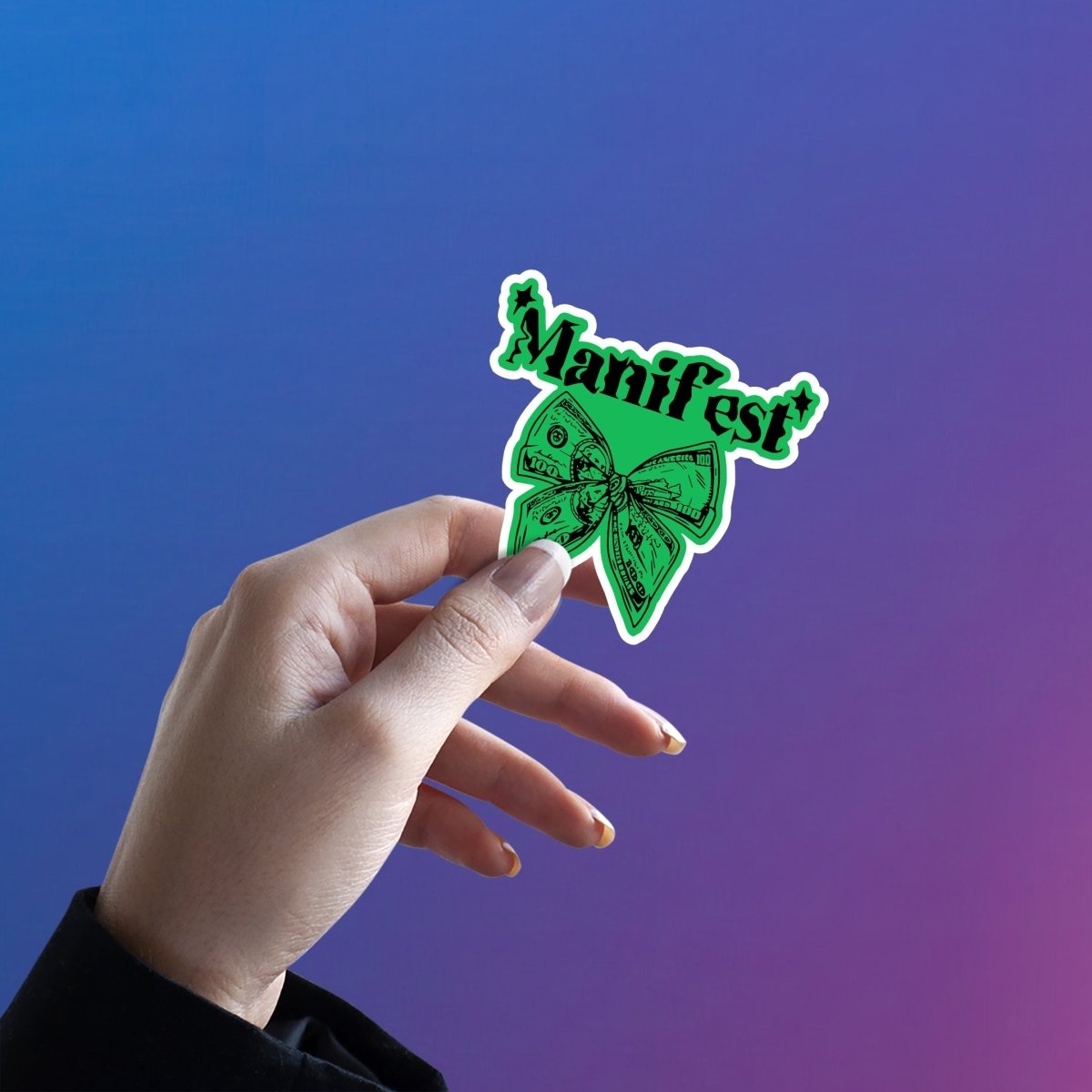 MANIFESTING MY NEXT EMI STICKER - stickyfunk premium stickers