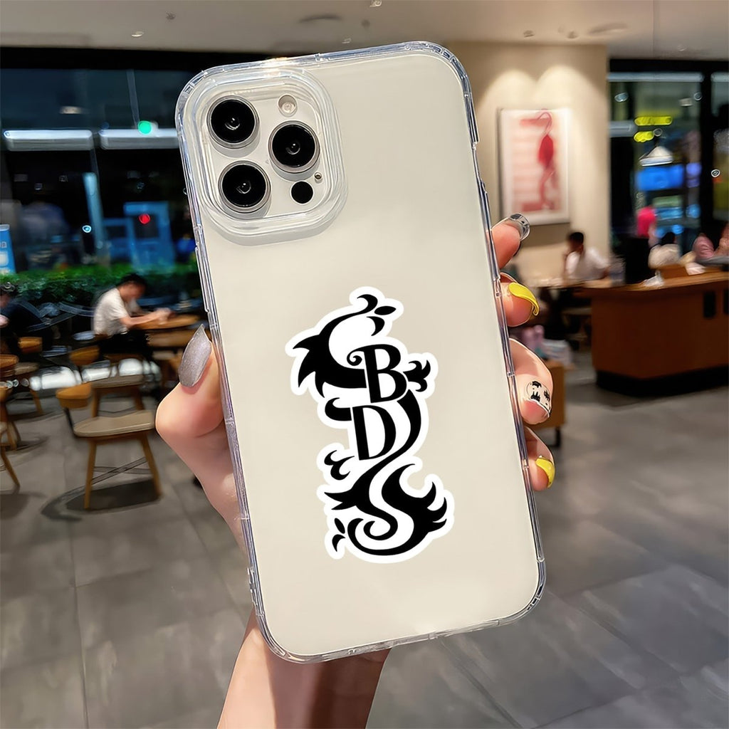 BLACK DRAGON STICKER - stickyfunk premium stickers