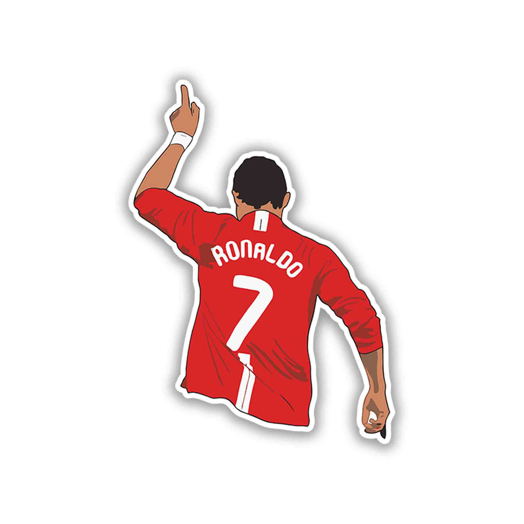 MANCHESTER UNITED STICKER - 5 - stickyfunk premium stickers