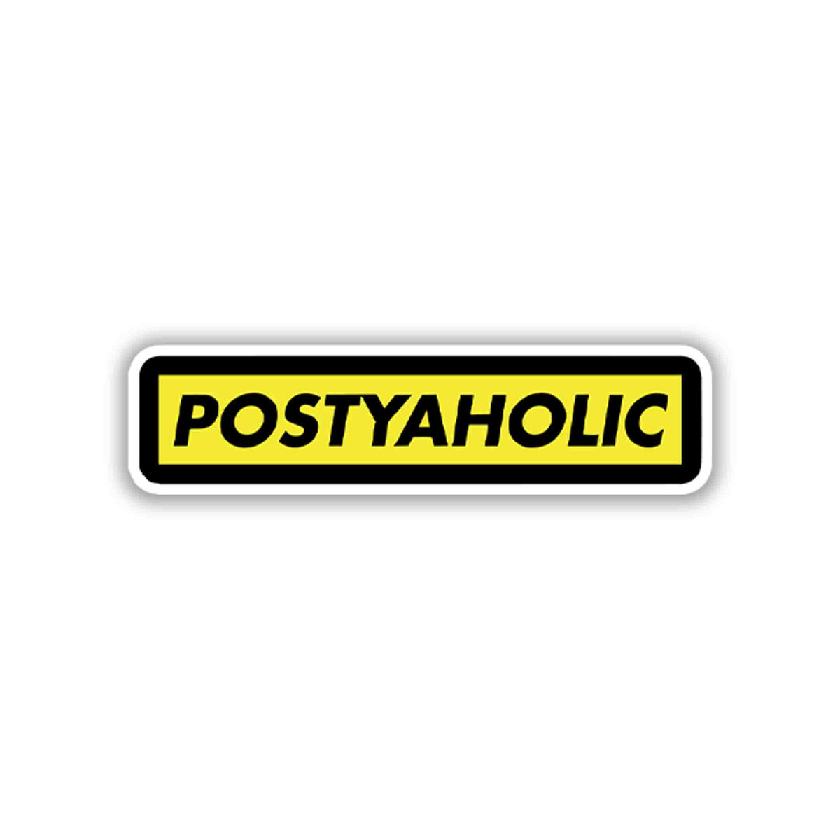 Postyaholic Yellow Bar – Post Malone Sticker