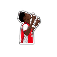 Emerald Touchline Rocket – Bukayo Saka Sticker