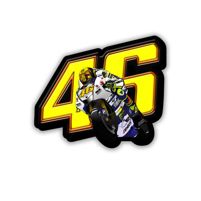 VELENTINO ROSSI STICKER - 5 - stickyfunk premium stickers