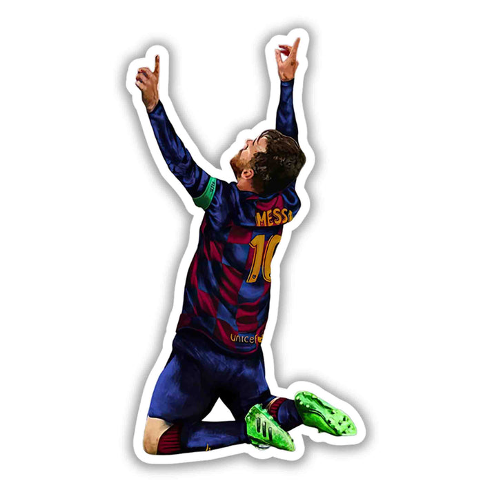 Last-Minute Wonder – Lionel Messi Sticker – STICKYFUNK PREMIUM STICKERS