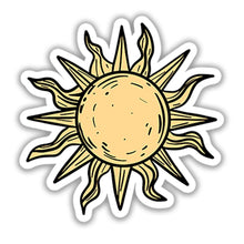 Golden Wanderer Sun Sticker