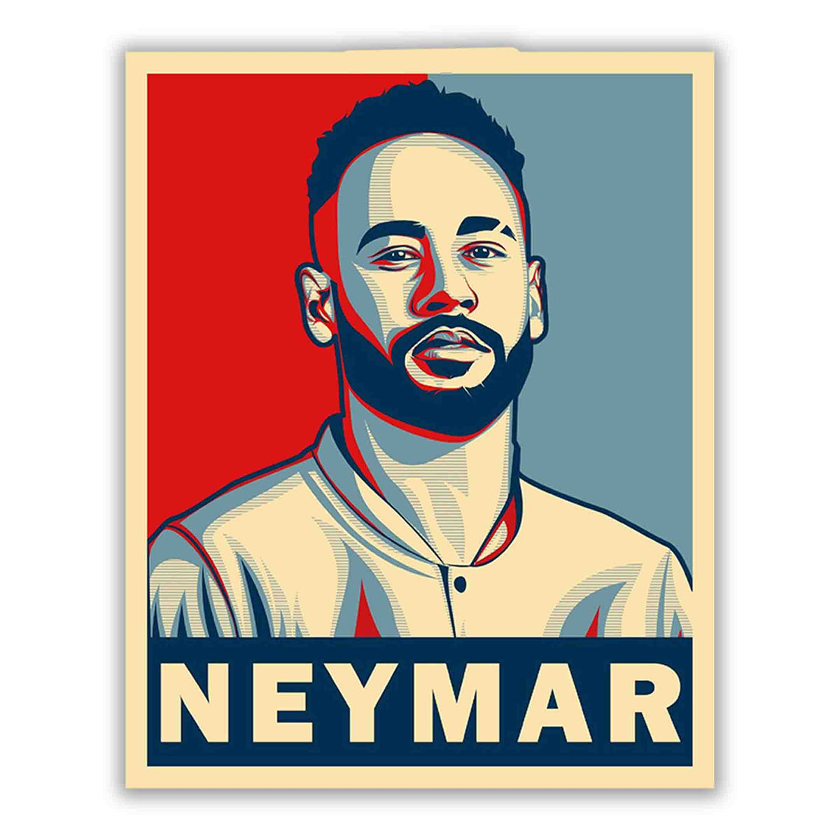 Pop-Art Poster Icon – Neymar Jr Sticker