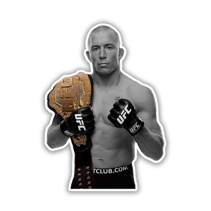 GEORGES ST - PIERRE - 5 - stickyfunk premium stickers