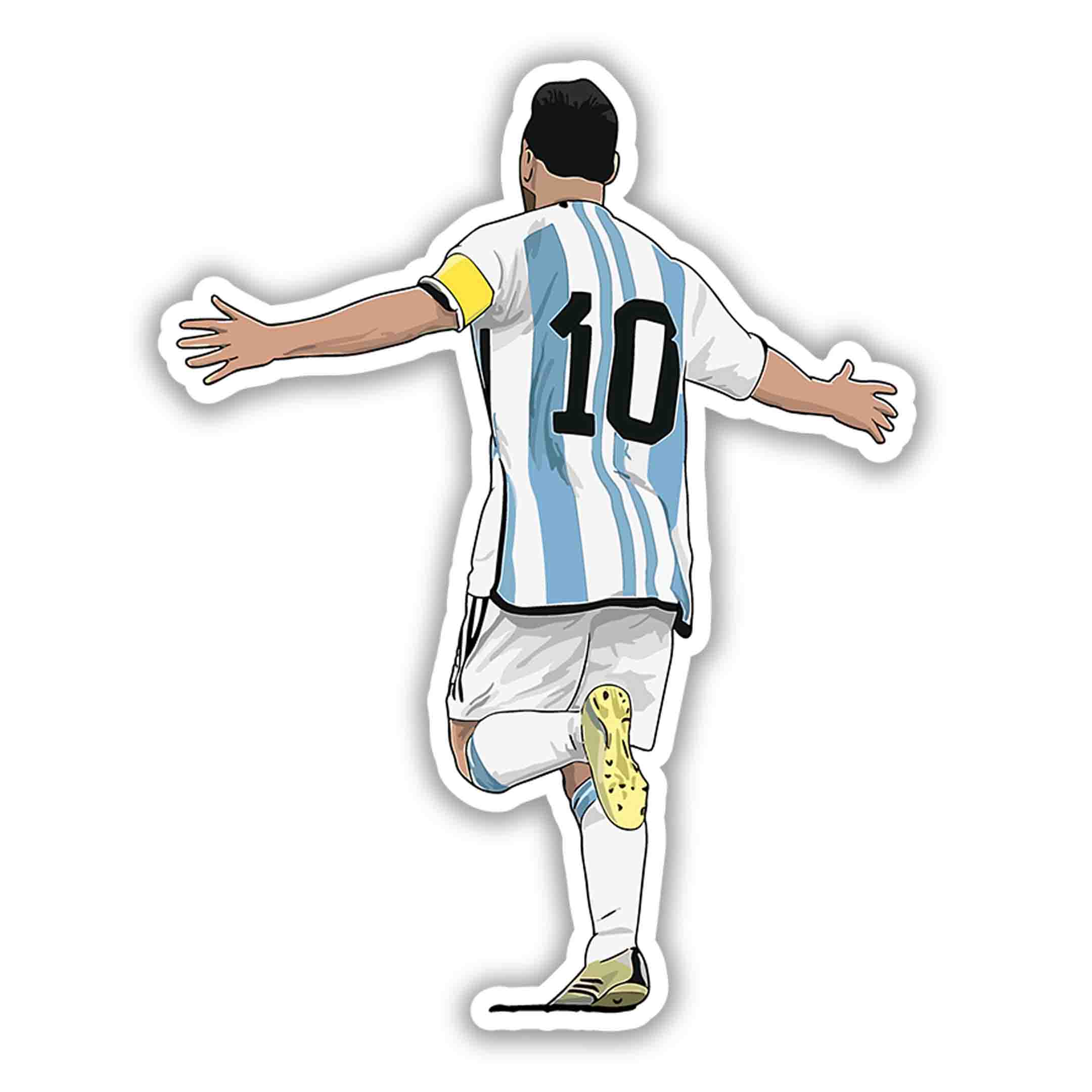 LIONEL MESSI 12 - stickyfunk premium stickers