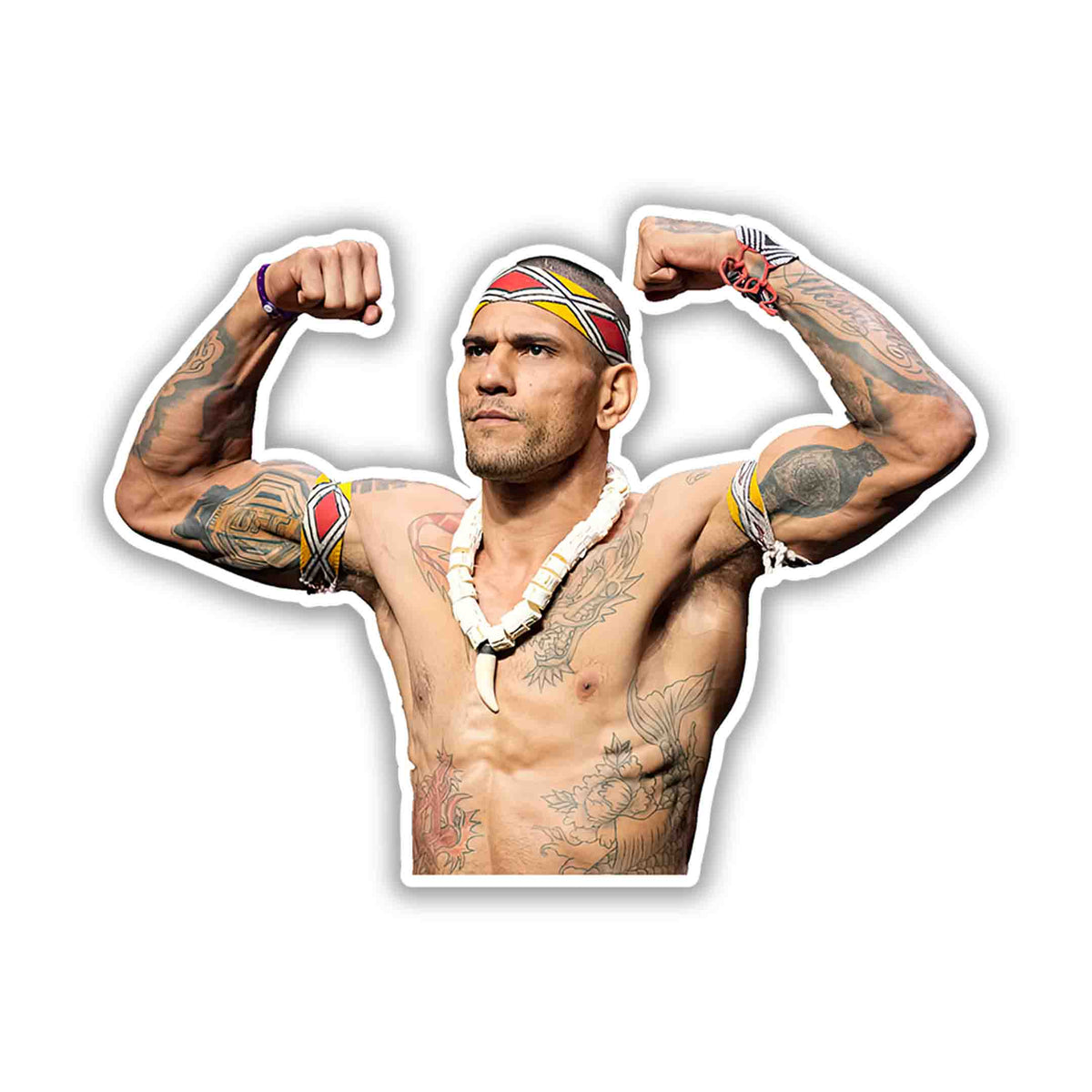 Warrior of Stone Hands – Alex Pereira Sticker