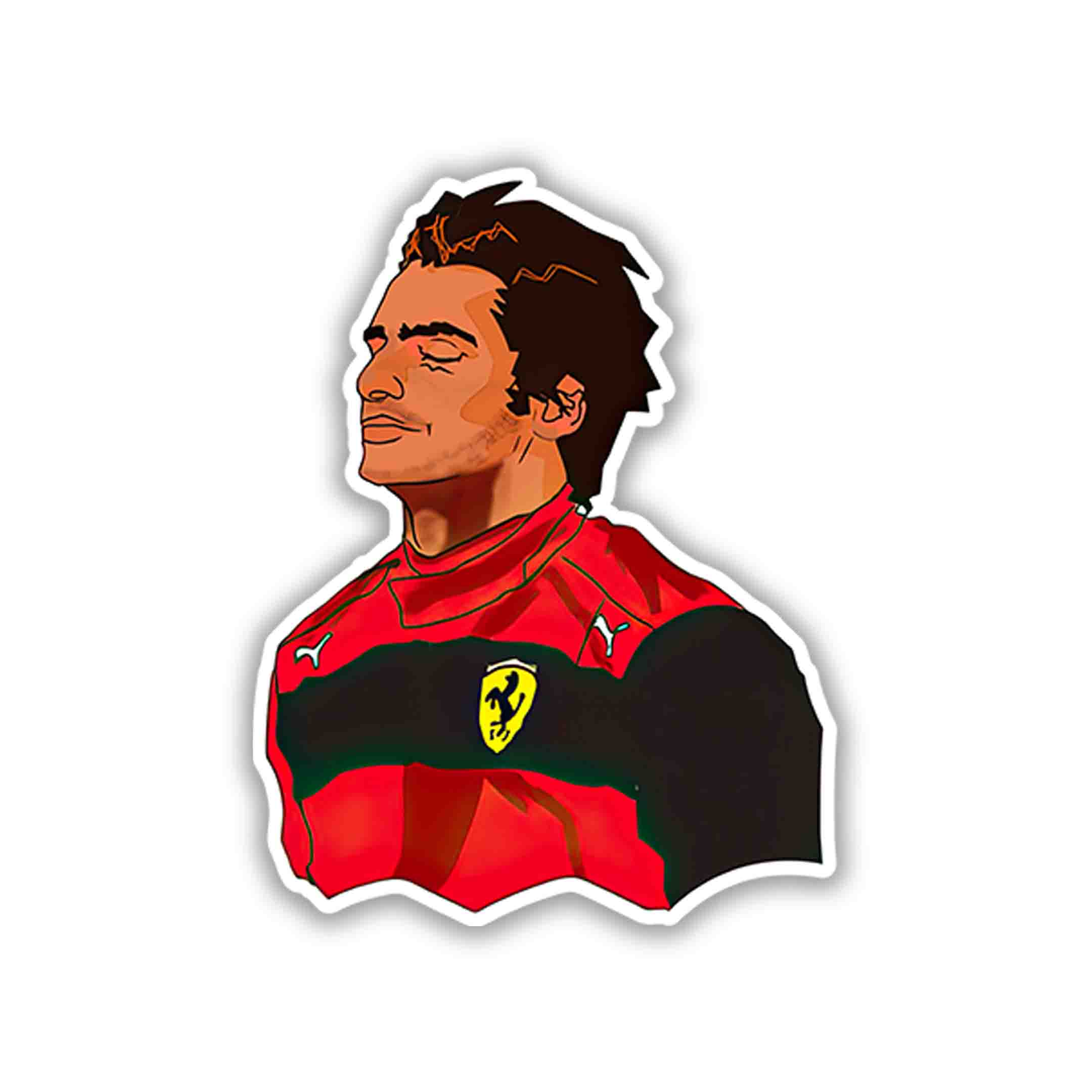 CARLOS SAINZ JR. STICKER - 5 - stickyfunk premium stickers