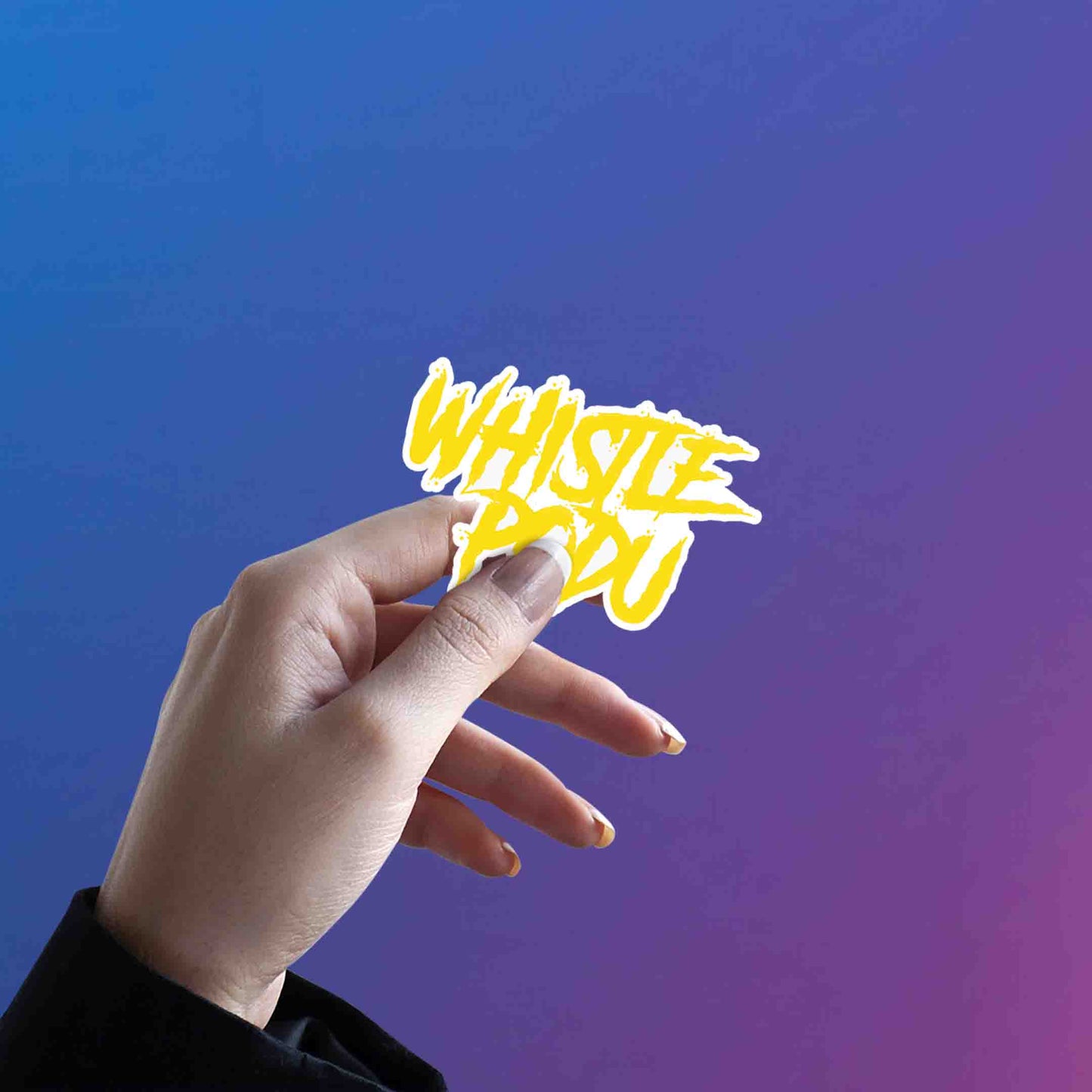 WHISTEL PODU STICKER