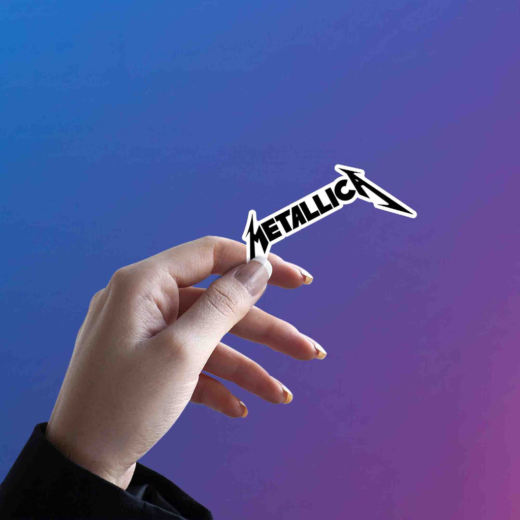 METALICA BAND STICKER - stickyfunk premium stickers