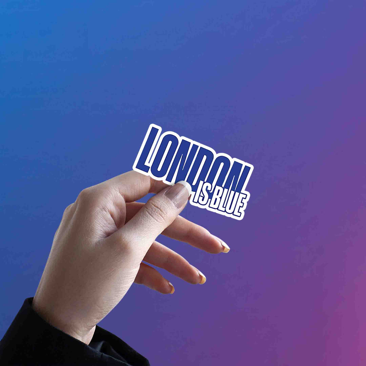 London Is Forever Blue Sticker