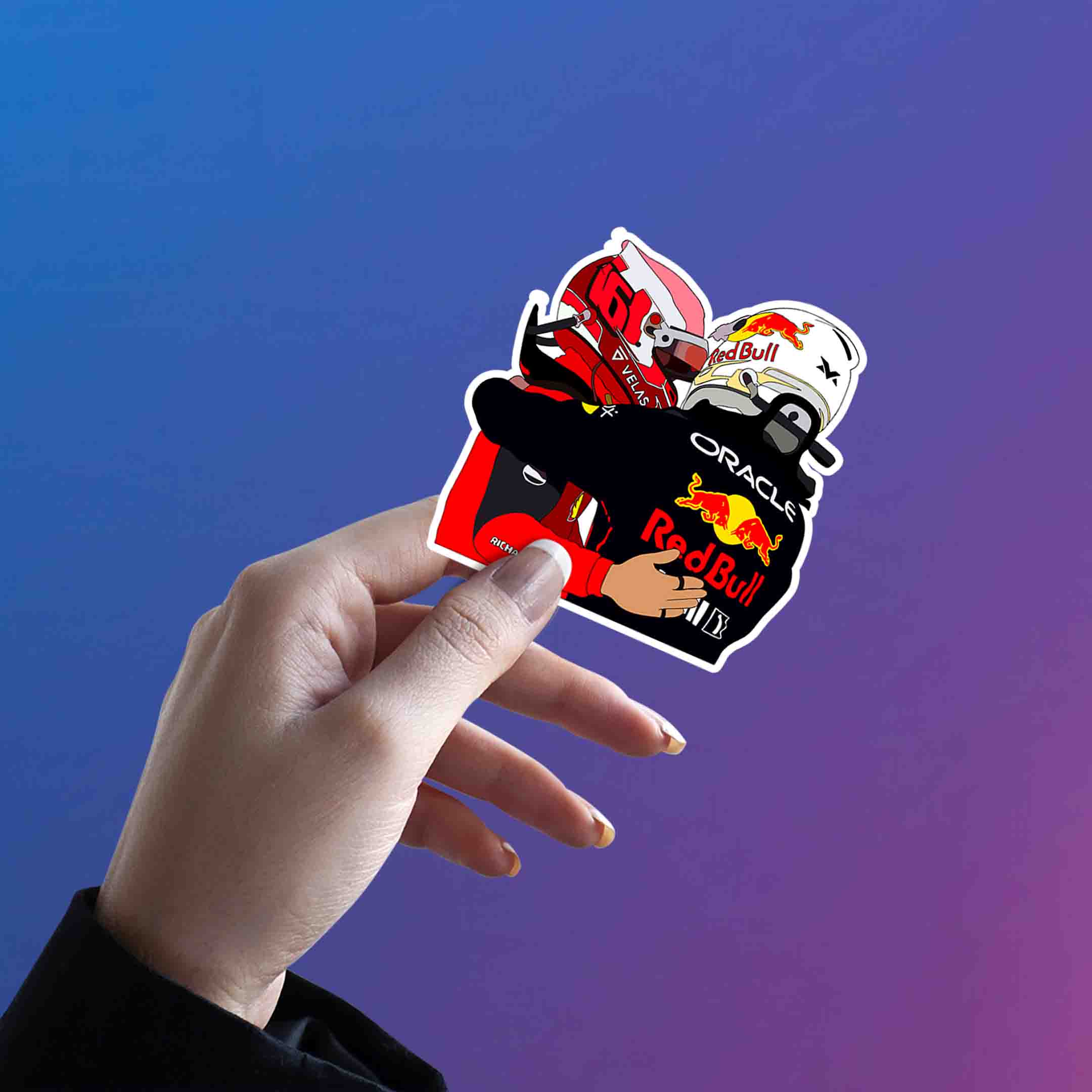 MAX VERSTAPPEN STICKER - 5 - stickyfunk premium stickers