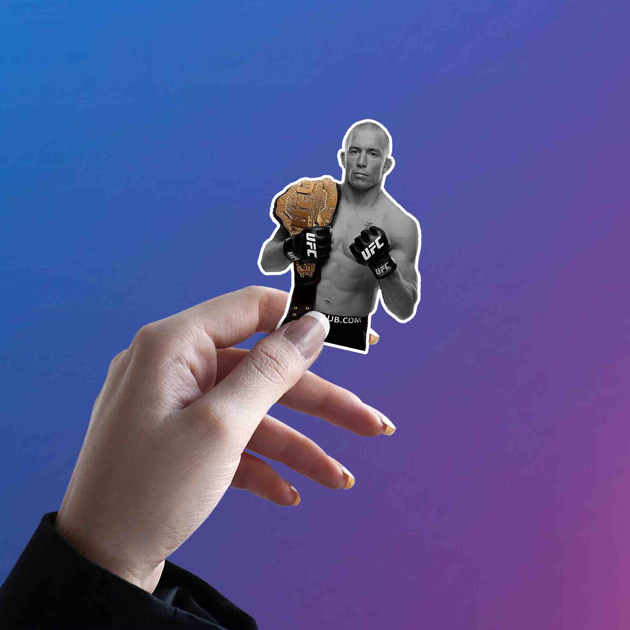 GEORGES ST - PIERRE - 5 - stickyfunk premium stickers