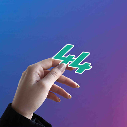 LEWIS HAMILTON STICKER - 4 - stickyfunk premium stickers