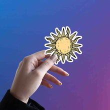 Golden Wanderer Sun Sticker