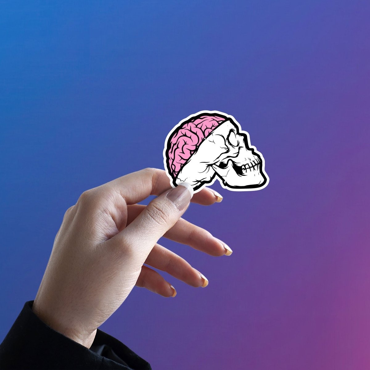 NOGGIN EXPOSED STICKER - stickyfunk premium stickers