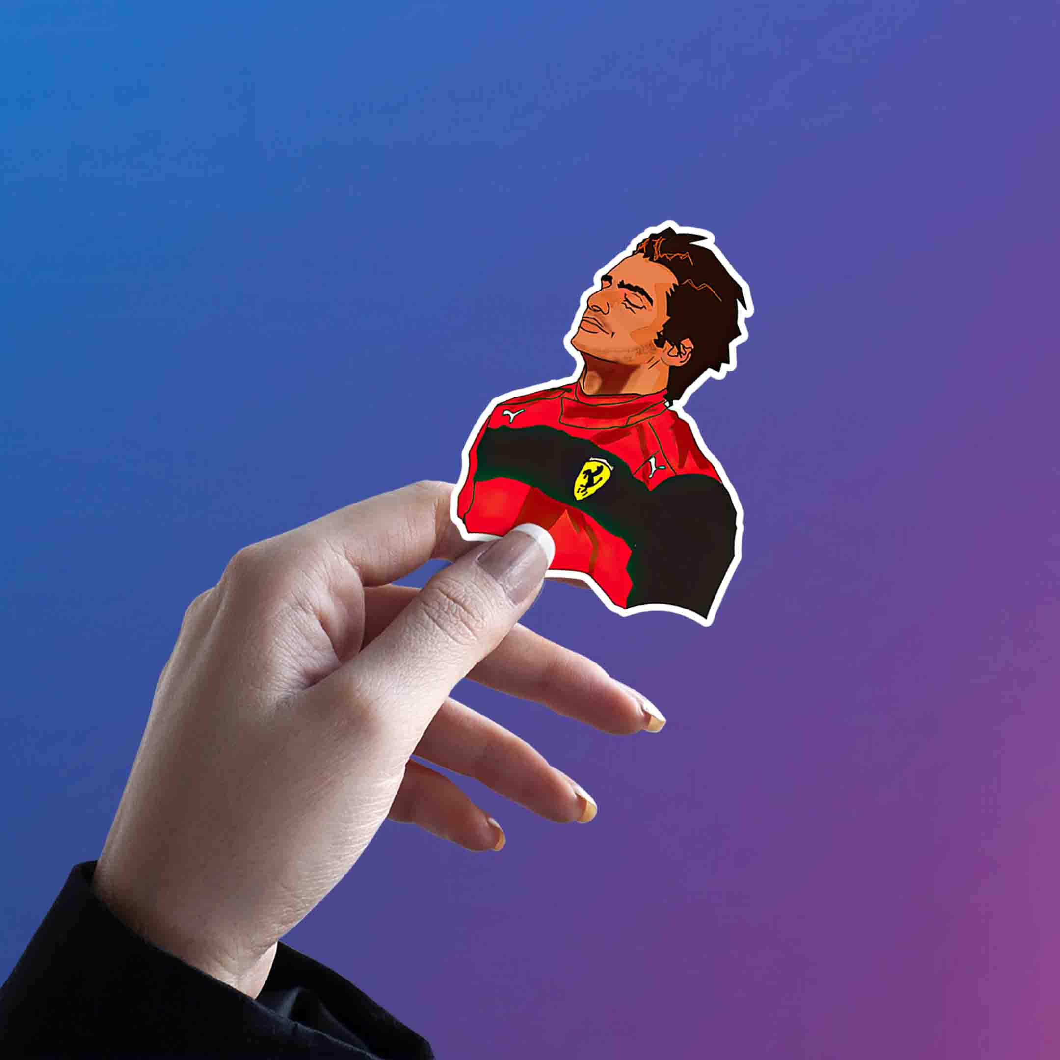 CARLOS SAINZ JR. STICKER - 5 - stickyfunk premium stickers