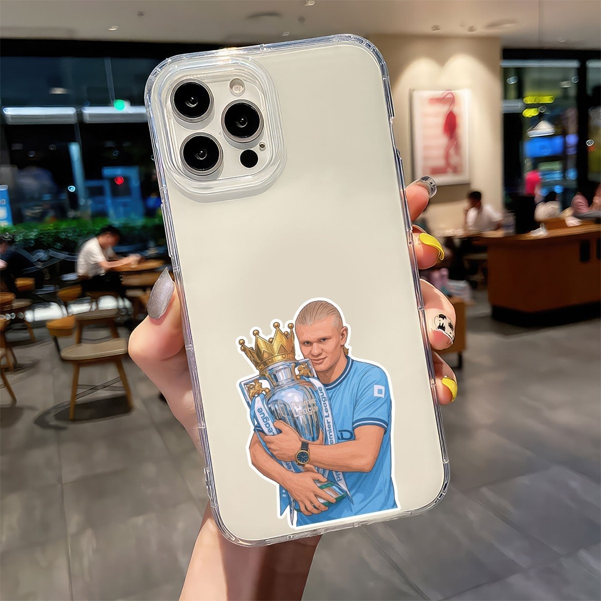 ERLING HAALAND | MANCITY STICKER - 4 - stickyfunk premium stickers