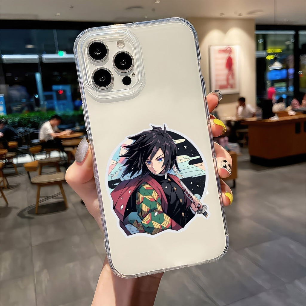 GIYU TOMIOKA ROUND STICKER - stickyfunk premium stickers