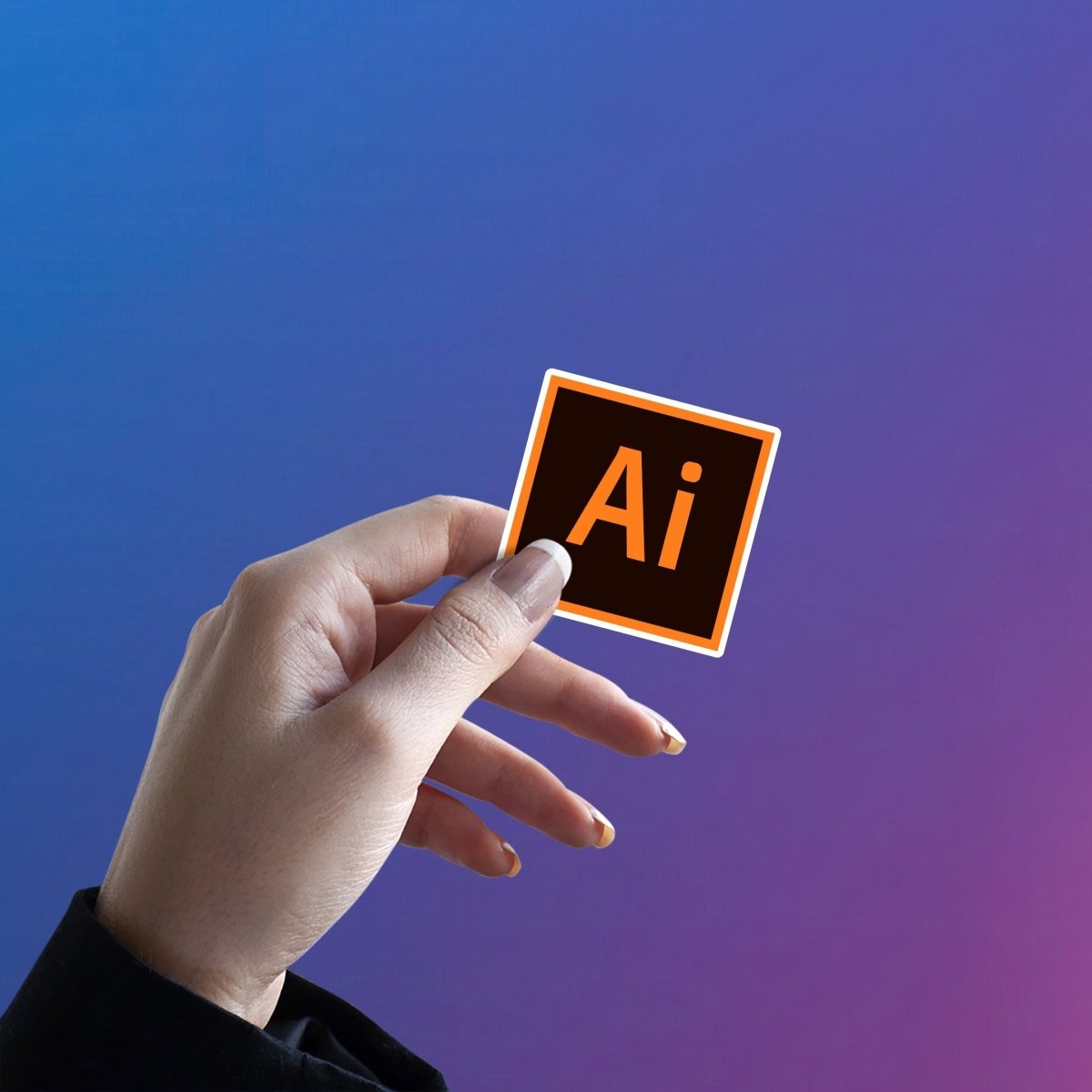 THE VECTOR VIRTUOSO BADGE STICKER - stickyfunk premium stickers