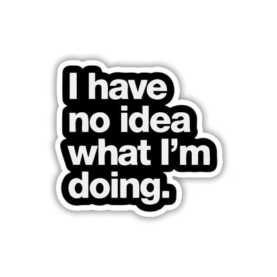 CLUELESS VIBES STICKER