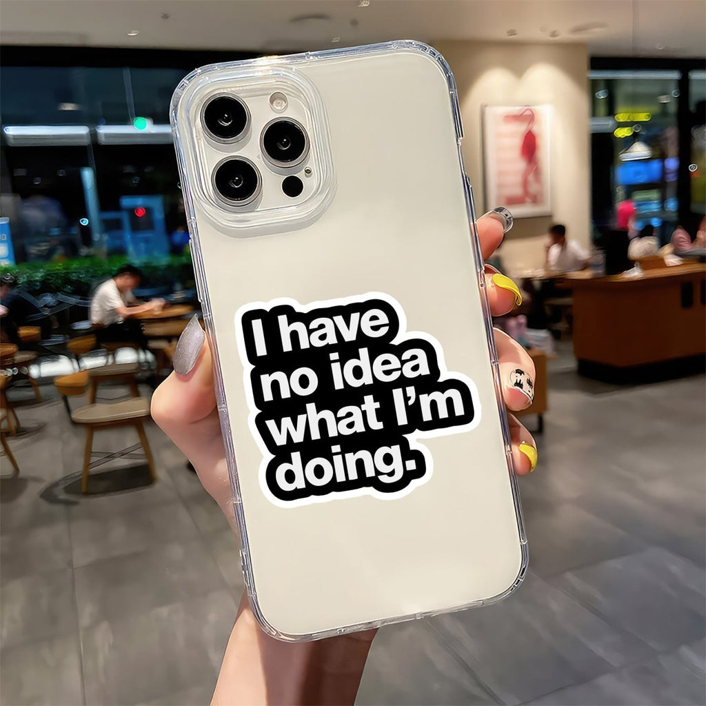 CLUELESS VIBES STICKER - stickyfunk premium stickers