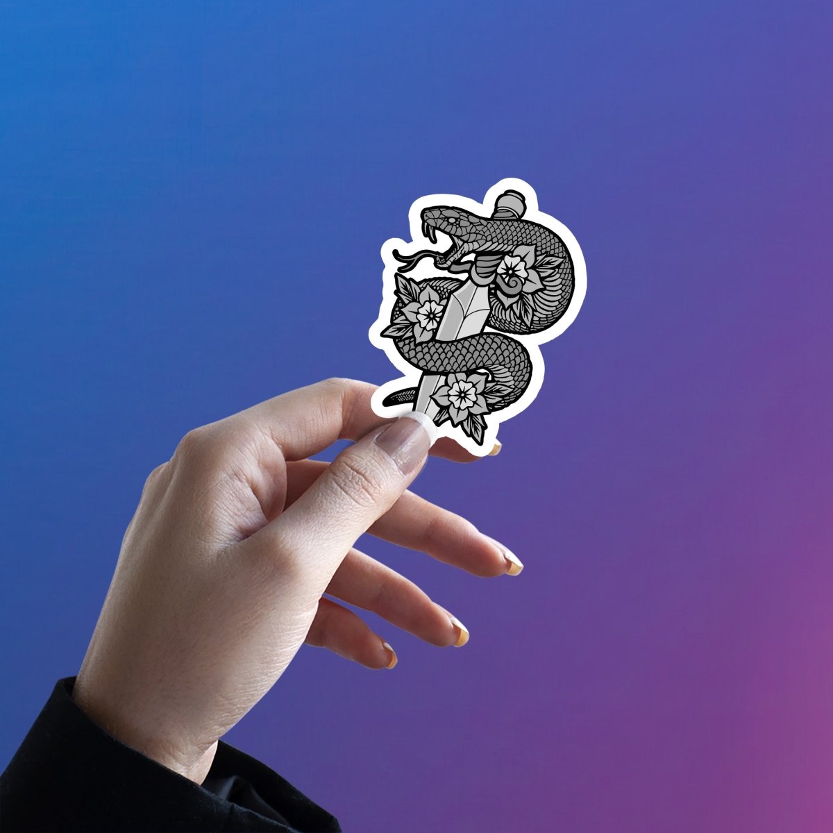 PHOOL AUR SNAKE - BFF GOALS STICKER - stickyfunk premium stickers